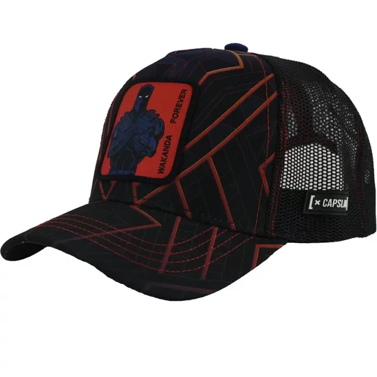 Zdjęcie produktu Capslab Marvel Black Panther Cap CL-MAR3-1-PAN1, Męskie, Czarne, czapki z daszkiem, bawełna, rozmiar: One size