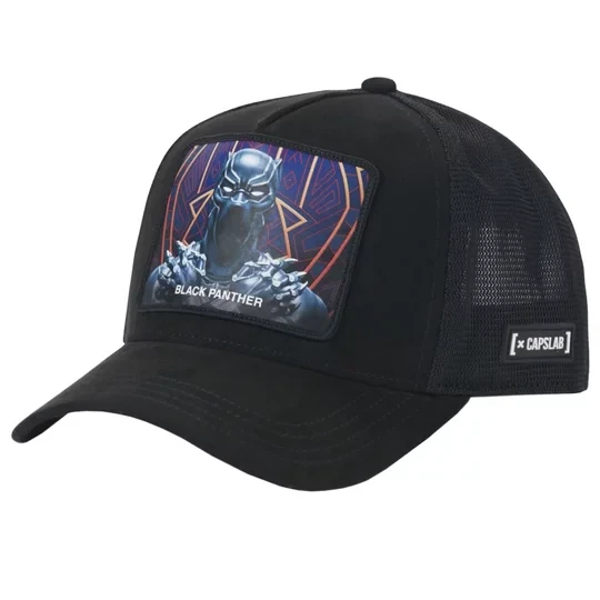 Zdjęcie produktu Capslab Marvel Black Panther Cap CL-MAR7-1-PCT-BPA, Męskie, Czarne, czapki z daszkiem, bawełna, rozmiar: One size