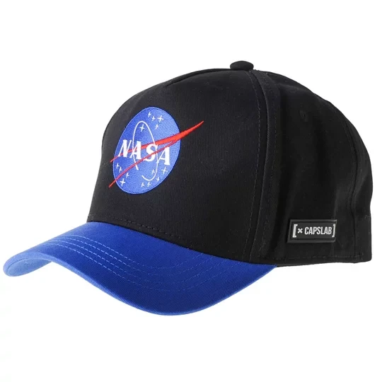 Zdjęcie produktu Capslab Space Mission NASA Cap CL-NASA-1-NAS2, Męskie, Czarne, czapki z daszkiem, bawełna, rozmiar: One size