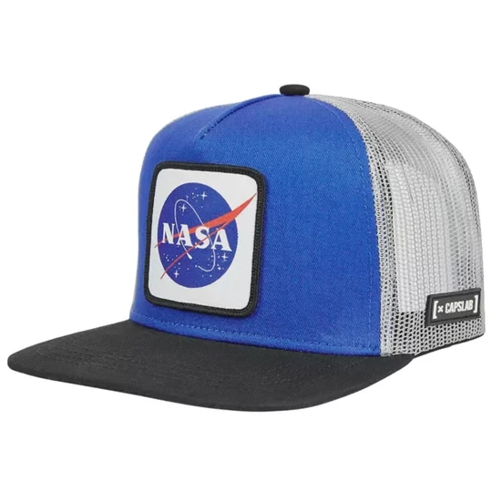 Zdjęcie produktu Capslab Space Mission NASA Snapback Cap CL-NASA-1-US1, Męskie, Niebieskie, czapki z daszkiem, poliester, rozmiar: One size