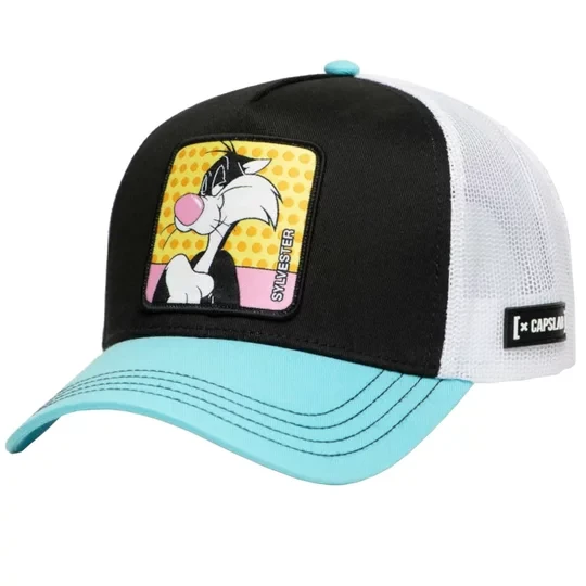 Zdjęcie produktu Capslab X Looney Tunes CL-LOO11-1-CT-SYL, Męskie, Czarne, czapki z daszkiem, bawełna, rozmiar: One size