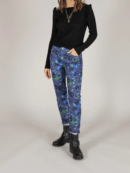 Zdjęcie produktu Captain Tortue Dżinsy - Slim fit - w kolorze niebieskim rozmiar: S