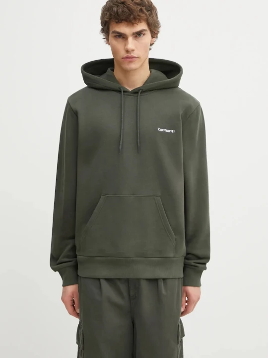 Zdjęcie produktu Carhartt WIP bluza bawełniana Hooded Script Embroidery Sweat