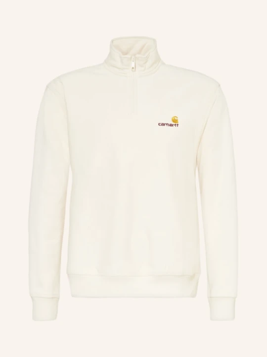 Zdjęcie produktu Carhartt Wip Bluza Dresowa Typu Troyer American Script beige ECRU