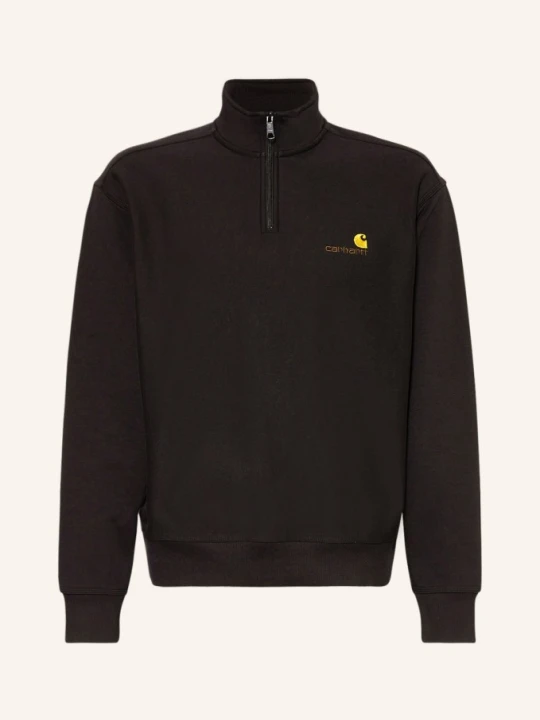 Zdjęcie produktu Carhartt Wip Bluza Dresowa Typu Troyer American Script schwarz CZARNY