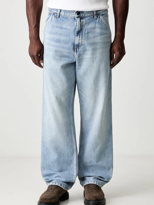 Zdjęcie produktu Carhartt WIP Carhartt WIP Single Knee Pant I032024 BLUE STONE WASHED jeansy relaxed fit męskie
