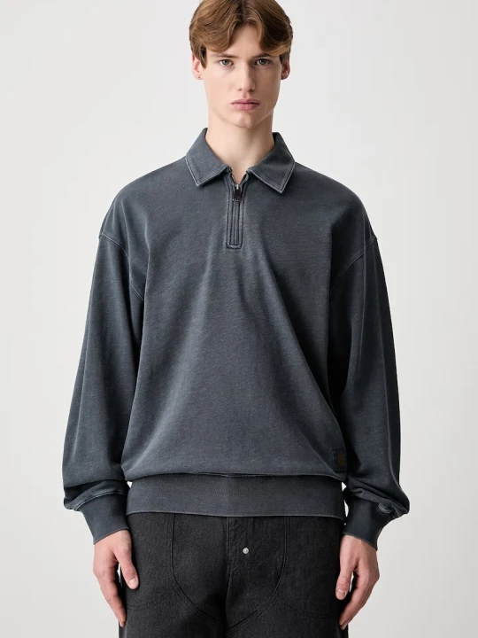 Zdjęcie produktu Carhartt WIP Harper Polo longsleeve męski bawełniany