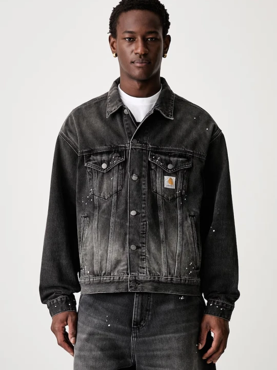 Zdjęcie produktu Carhartt WIP Helston krótka kurtka jeansowa męska