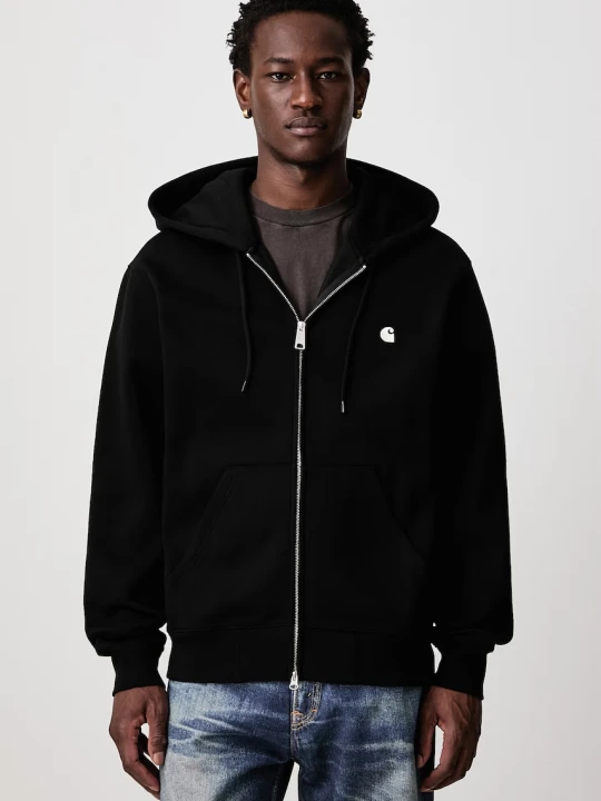 Zdjęcie produktu Carhartt WIP Hooded Mack Jacket bluza rozpinana z kapturem z bawełną męska