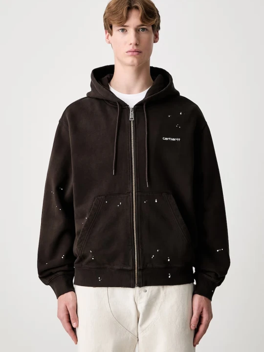 Zdjęcie produktu Carhartt WIP Hooded Painter bluza rozpinana z kapturem bawełniana męska