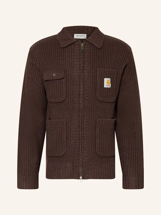 Zdjęcie produktu Carhartt Wip Kardigan Chore braun CIEMNOBRĄZOWY