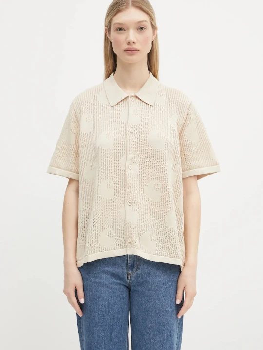 Zdjęcie produktu Carhartt WIP koszula bawełniana W’ / Temple Knit Shirt