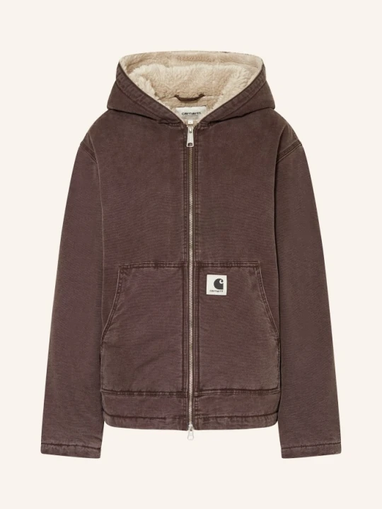 Zdjęcie produktu Carhartt Wip Kurtka Dżinsowa Mitch Z Futerkiem Teddy grau