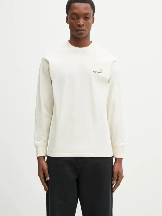 Zdjęcie produktu Carhartt WIP longsleeve bawełniany L / American Script T-Shirt