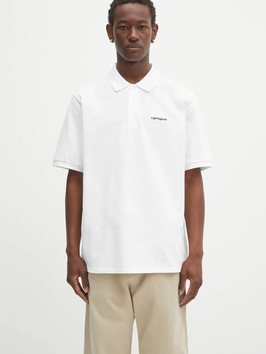 Zdjęcie produktu Carhartt WIP polo bawełniane / Carhartt Script