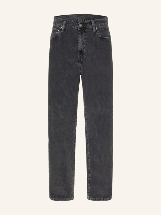 Zdjęcie produktu Carhartt Wip Spodnie Z Sztruksu Aaron Regular Fit schwarz CZIEMNOSZARY