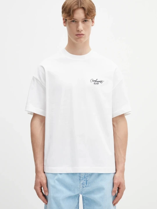 Zdjęcie produktu Carhartt WIP t-shirt bawełniany / Signature Script T-Shirt