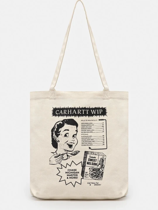Zdjęcie produktu Carhartt WIP torba bawełniana Canvas Graphic Tote 32 x 36 x 14 cm
