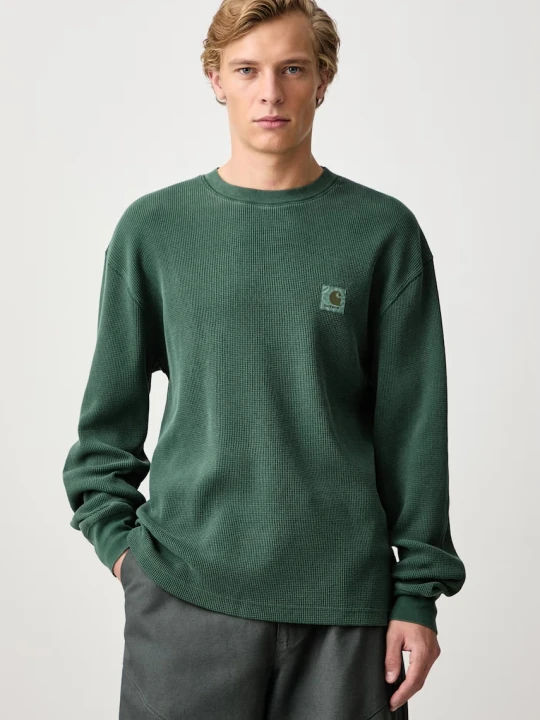 Zdjęcie produktu Carhartt WIP Vista Waffle T-Shirt longsleeve męski bawełniany