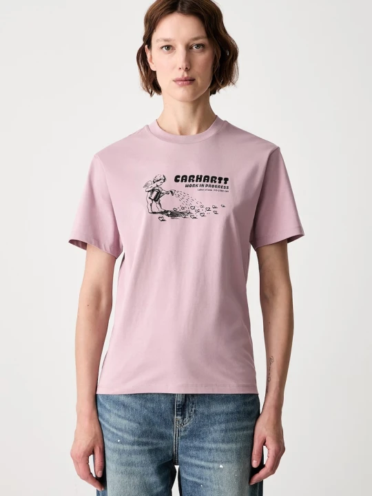 Zdjęcie produktu Carhartt WIP W / Bumper Sticker T-shirt bawełniany damski