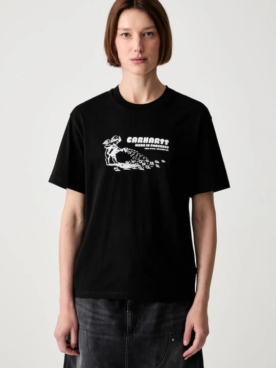 Zdjęcie produktu Carhartt WIP W / Bumper Sticker T-shirt bawełniany damski