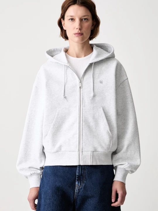 Zdjęcie produktu Carhartt WIP W Hooded Casey bluza rozpinana z kapturem bawełniana damska