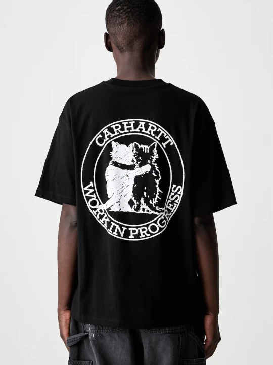 Zdjęcie produktu Carhartt WIP W / Hugging Cats T-shirt bawełniany damski