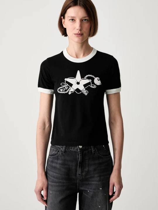 Zdjęcie produktu Carhartt WIP W / Outlaw Star Ringer T-shirt bawełniany damski
