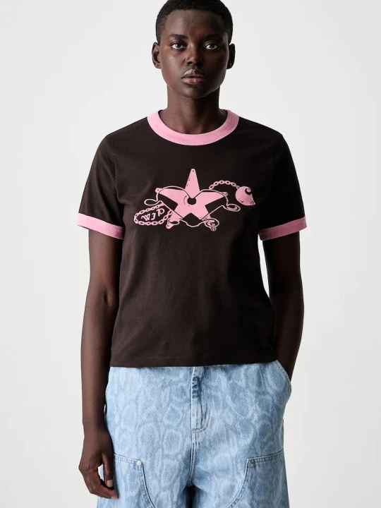 Zdjęcie produktu Carhartt WIP W / Outlaw Star Ringer T-shirt bawełniany damski
