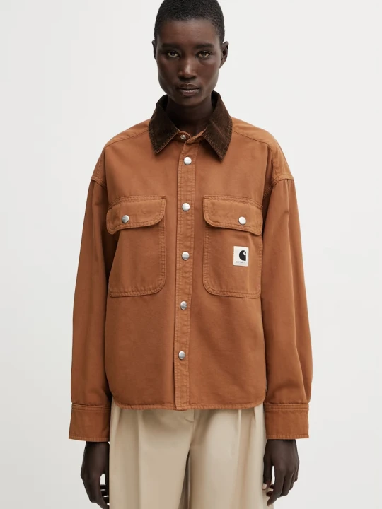 Zdjęcie produktu Carhartt WIP W' Prescott Shirt Jac kurtka koszulowa damska bawełniana
