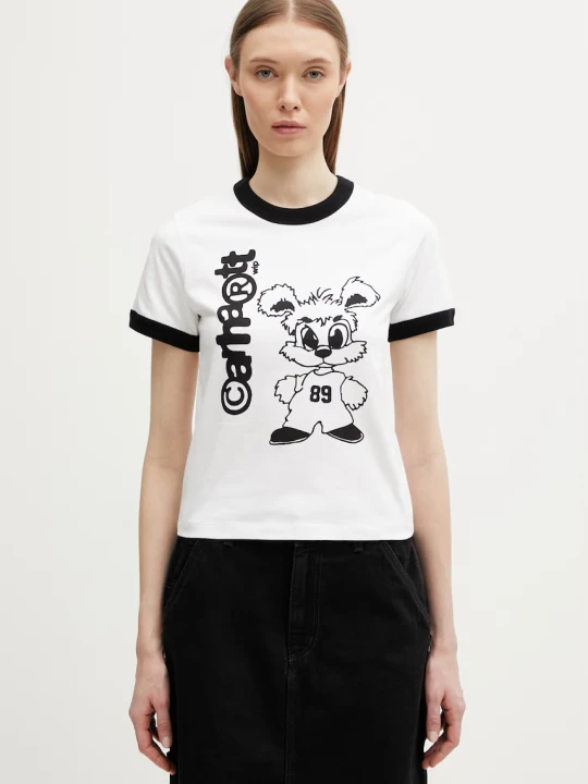 Zdjęcie produktu Carhartt WIP W' S/S IP Ringer T-Shirt t-shirt bawełniany damski