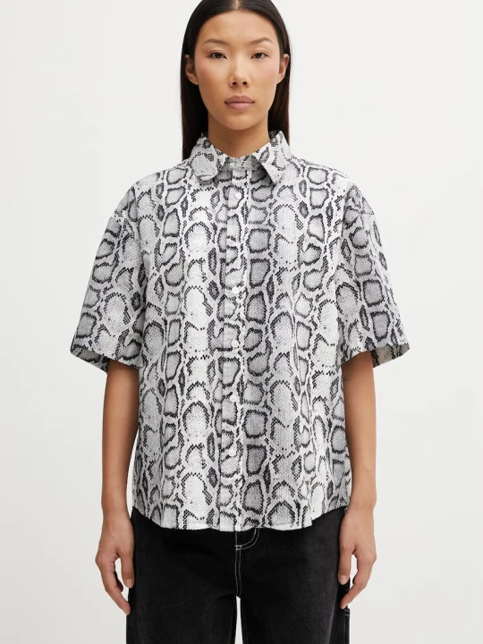 Zdjęcie produktu Carhartt WIP W' S / S Snake Camo Shirt koszula bawełniana damska