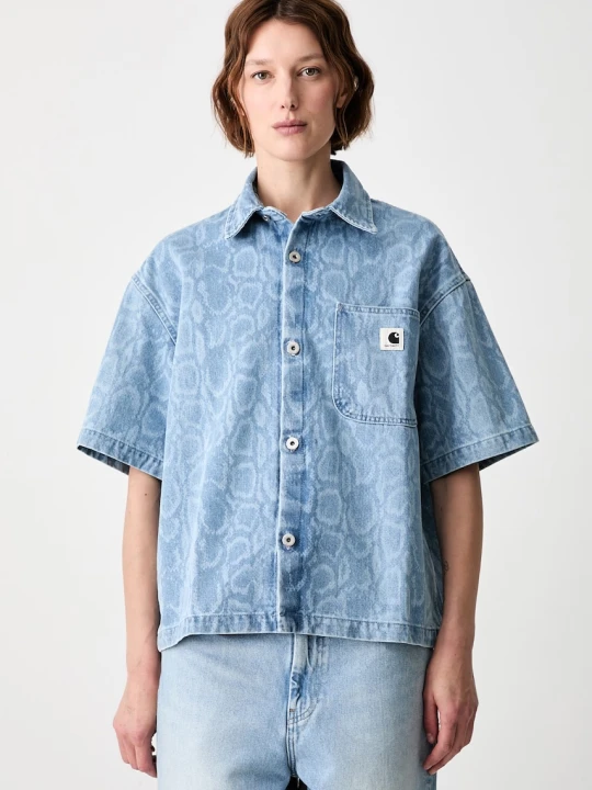 Zdjęcie produktu Carhartt WIP W / Snake Lovilia koszula bawełniana damska