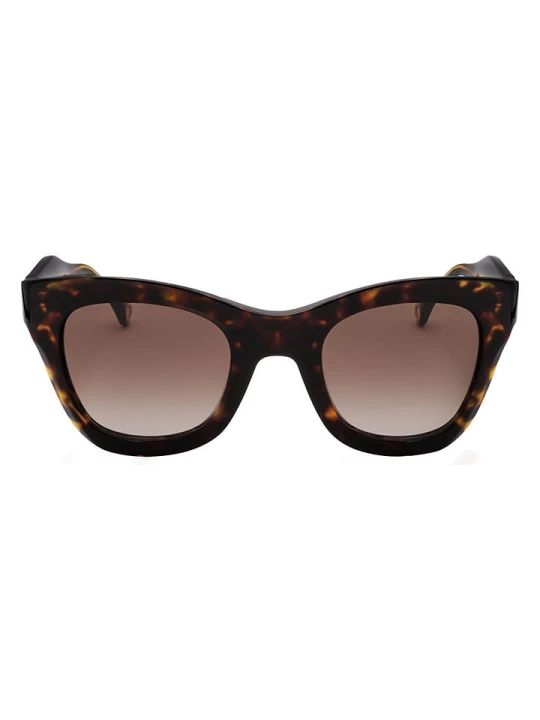 Zdjęcie produktu Carolina Herrera Damskie okulary przeciwsłoneczne w kolorze brązowo-jasnobrązowym rozmiar: 50