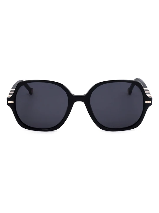 Zdjęcie produktu Carolina Herrera Damskie okulary przeciwsłoneczne w kolorze granatowo-czarnym rozmiar: 55