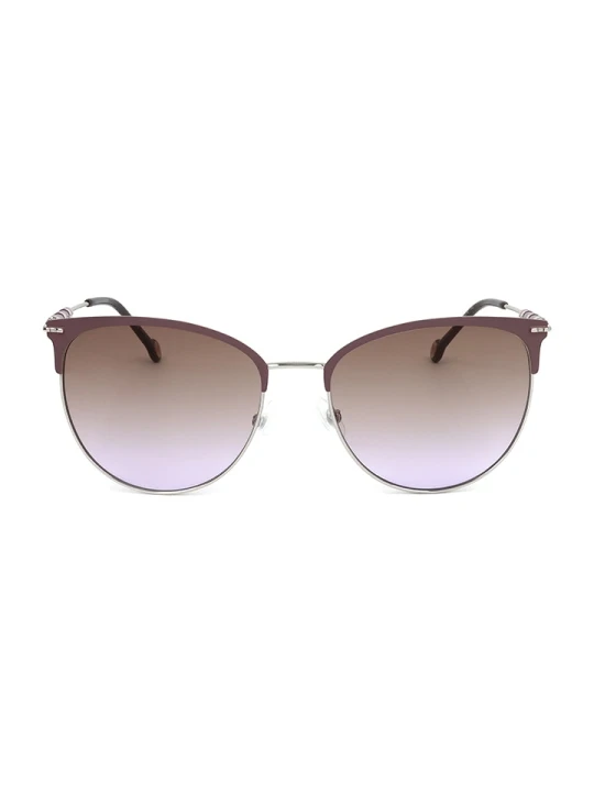 Zdjęcie produktu Carolina Herrera Damskie okulary przeciwsłoneczne w kolorze srebrno-fioletowym rozmiar: 58