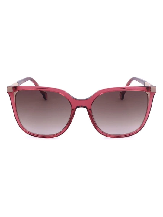 Zdjęcie produktu Carolina Herrera Damskie okulary przeciwsłoneczne w kolorze szaro-różowym rozmiar: 54