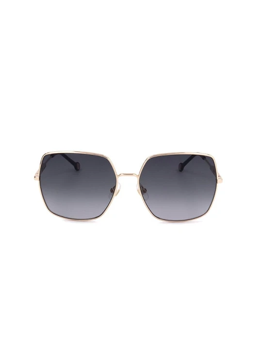 Zdjęcie produktu Carolina Herrera Damskie okulary przeciwsłoneczne w kolorze złoto-granatowym rozmiar: 60