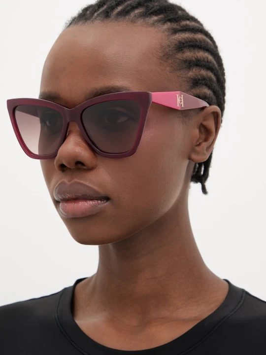 Zdjęcie produktu Carolina Herrera okulary przeciwsłoneczne bordowy