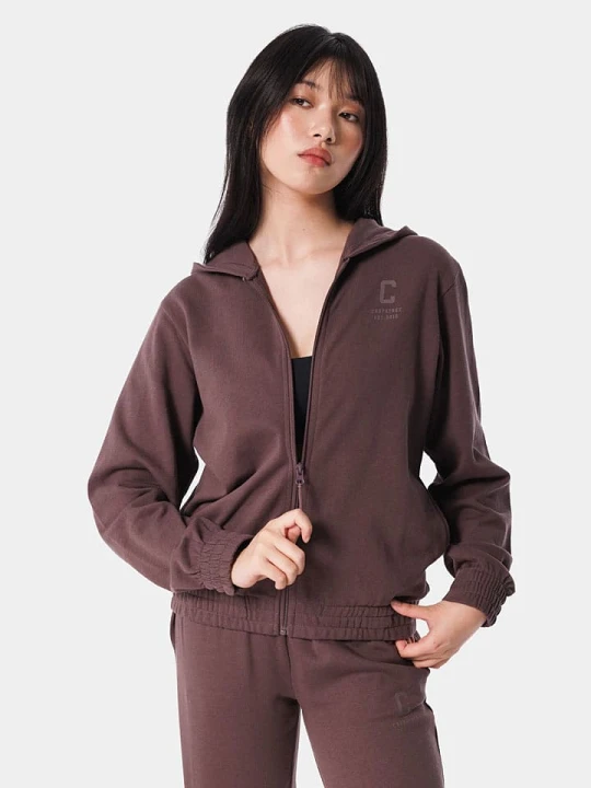 Zdjęcie produktu Carpatree Bluza "Varsity" w kolorze brązowym rozmiar: XS
