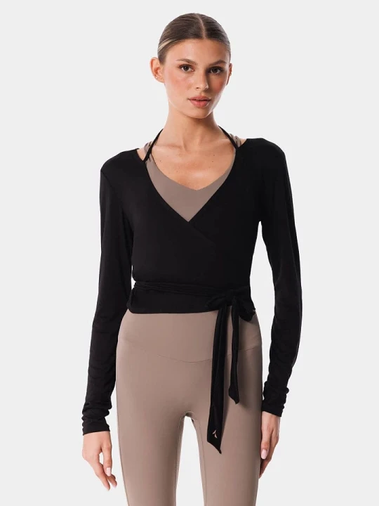 Zdjęcie produktu Carpatree Koszulka sportowa "Balletcore" w kolorze czarnym rozmiar: XS