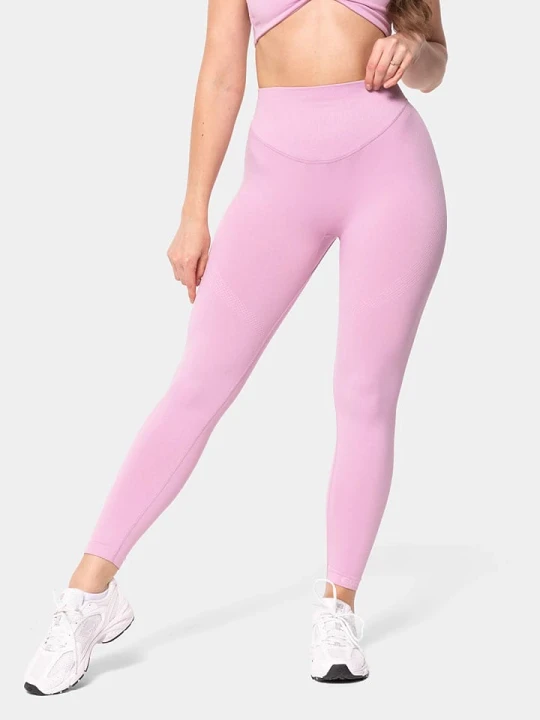 Zdjęcie produktu Carpatree Legginsy sportowe "Accolade" w kolorze jasnoróżowym rozmiar: XL