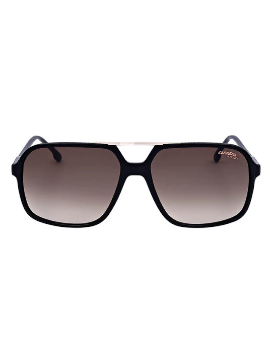 Zdjęcie produktu Carrera Okulary przeciwsłoneczne unisex w kolorze czarno-jasnobrązowym rozmiar: 59