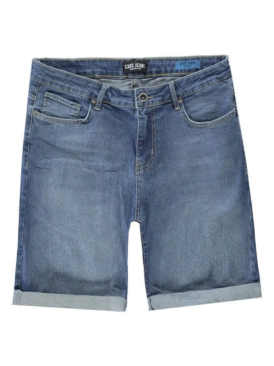 Zdjęcie produktu Cars Jeans Szorty dżinsowe "Heston" w kolorze niebieskim rozmiar: onesize