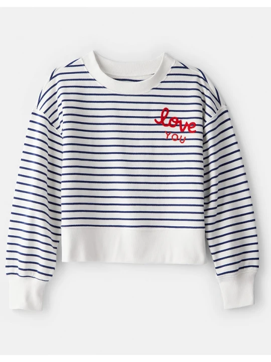 Zdjęcie produktu carter's Bluza w kolorze biało-granatowym rozmiar: 122