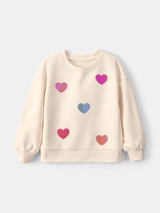 Zdjęcie produktu carter's Bluza w kolorze kremowym rozmiar: 104