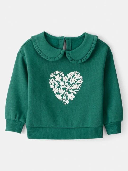 Zdjęcie produktu carter's Bluza w kolorze zielonym rozmiar: 110