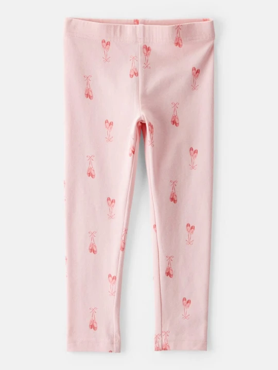 Zdjęcie produktu carter's Legginsy w kolorze jasnoróżowym rozmiar: 98
