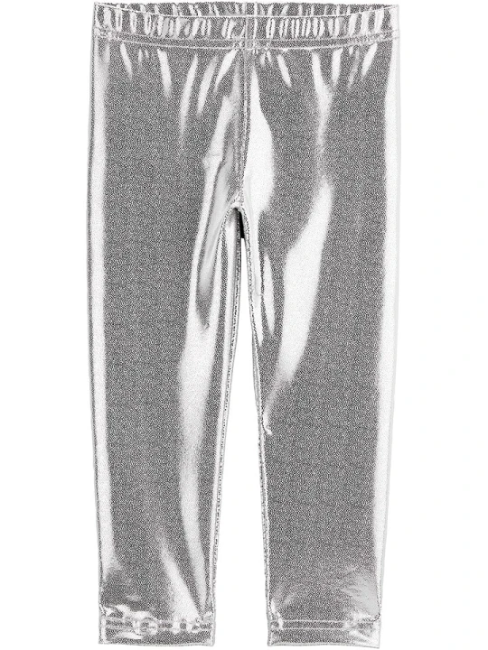 Zdjęcie produktu carter's Legginsy w kolorze srebrnym rozmiar: 92