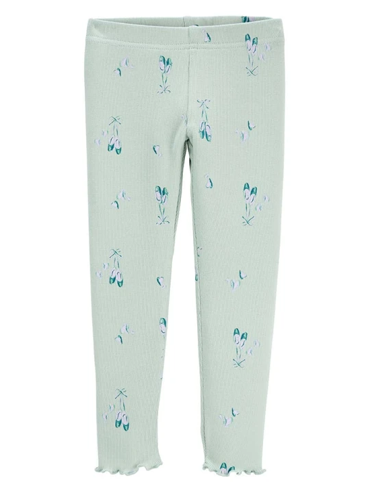 Zdjęcie produktu carter's Legginsy w kolorze turkusowym rozmiar: 86